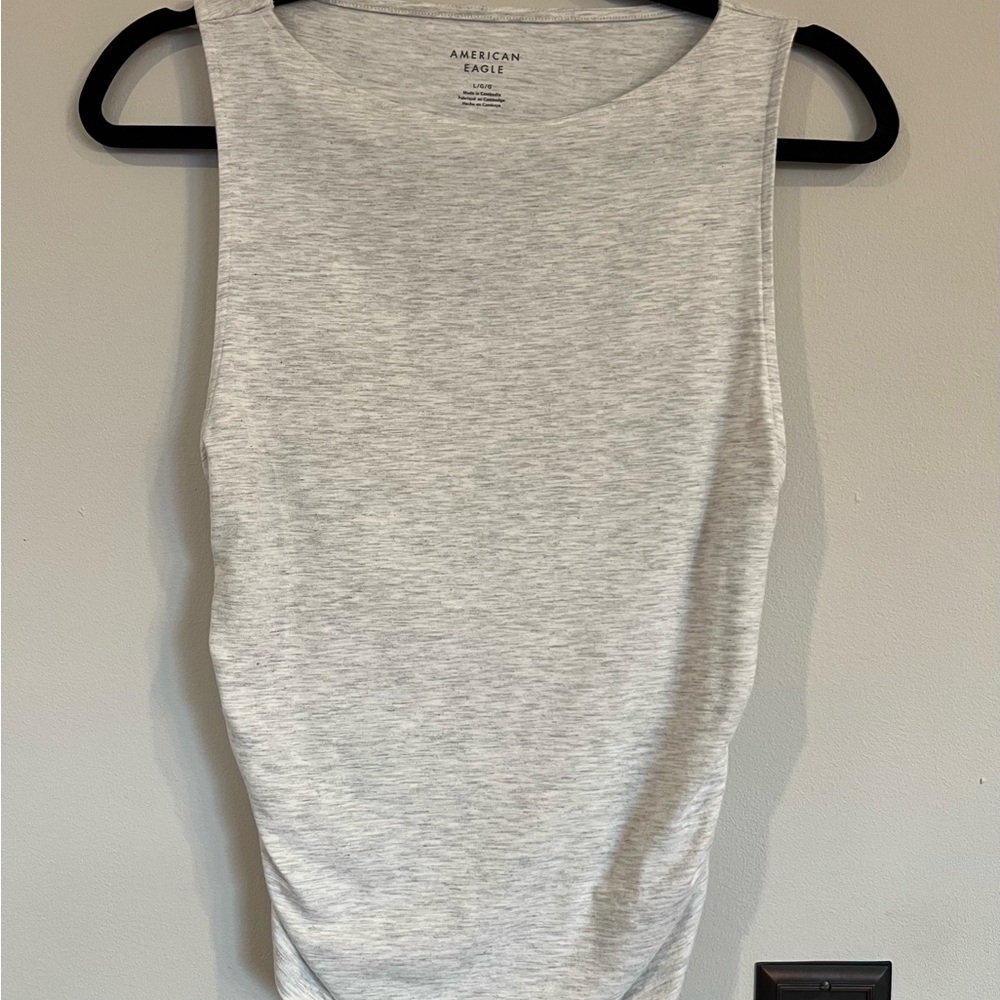 American Eagle Outfitters Light Gray Tank